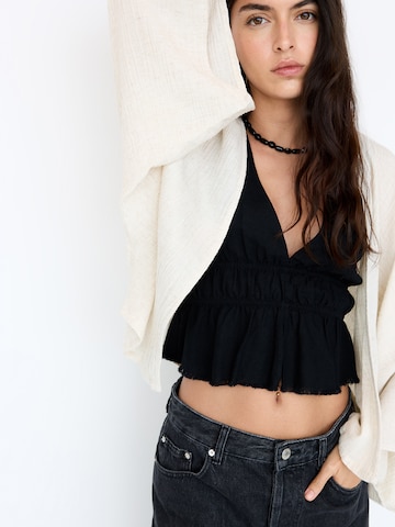 Pull&Bear Kimono in Beige