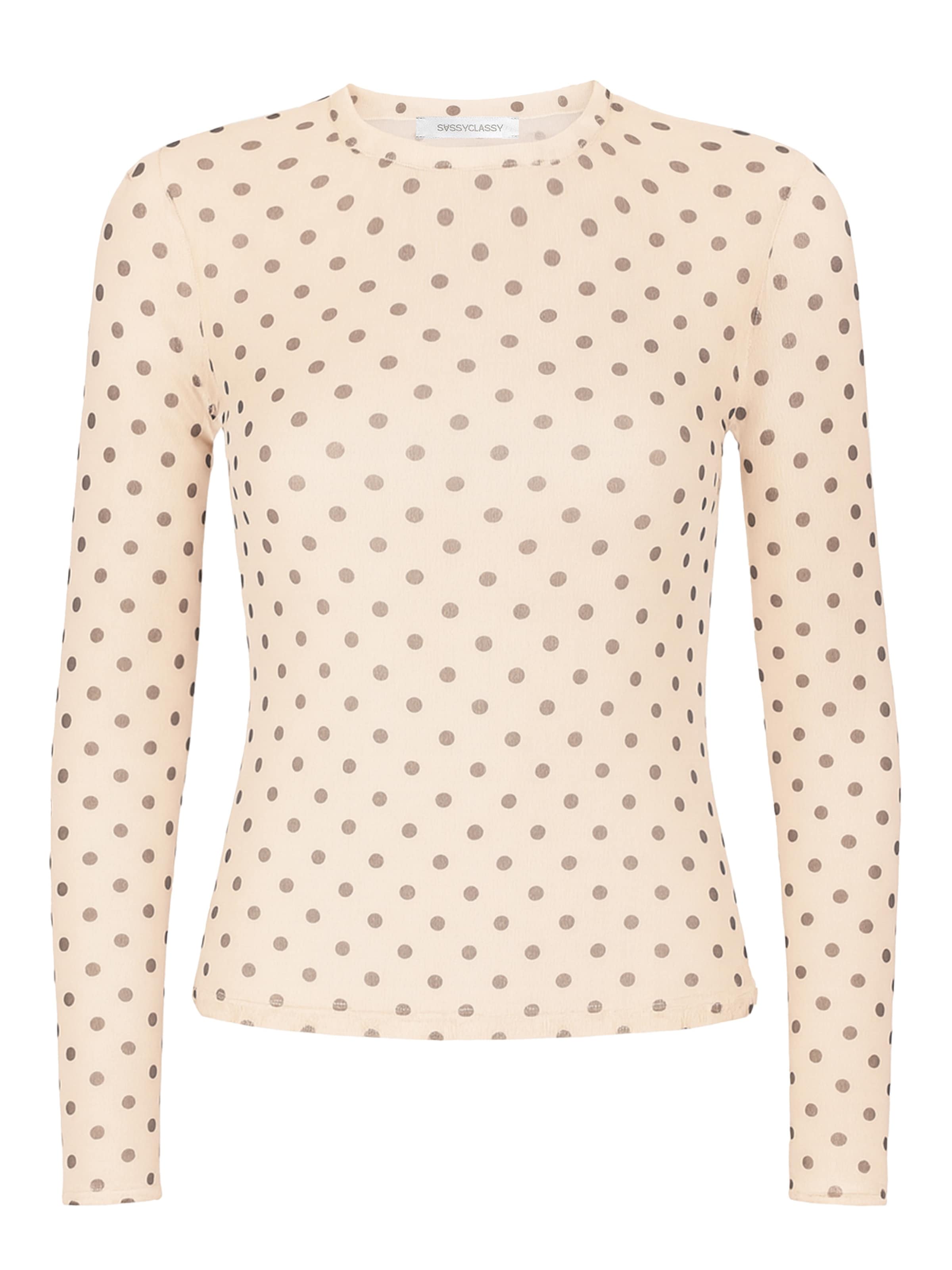 SASSYCLASSY Shirt in Beige: front