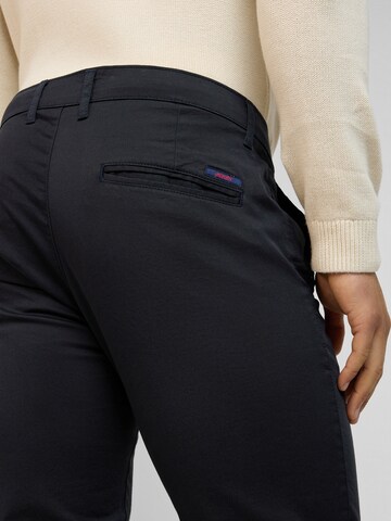 yazubi Slimfit Chinohose 'Dustin' in Blau