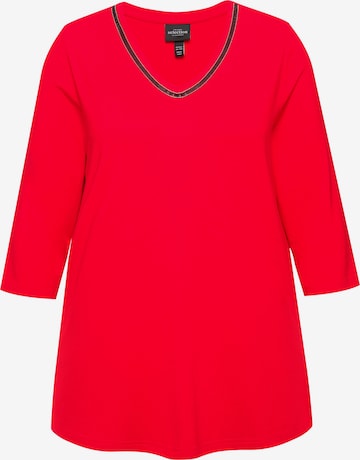 T-shirt Ulla Popken en rouge : devant