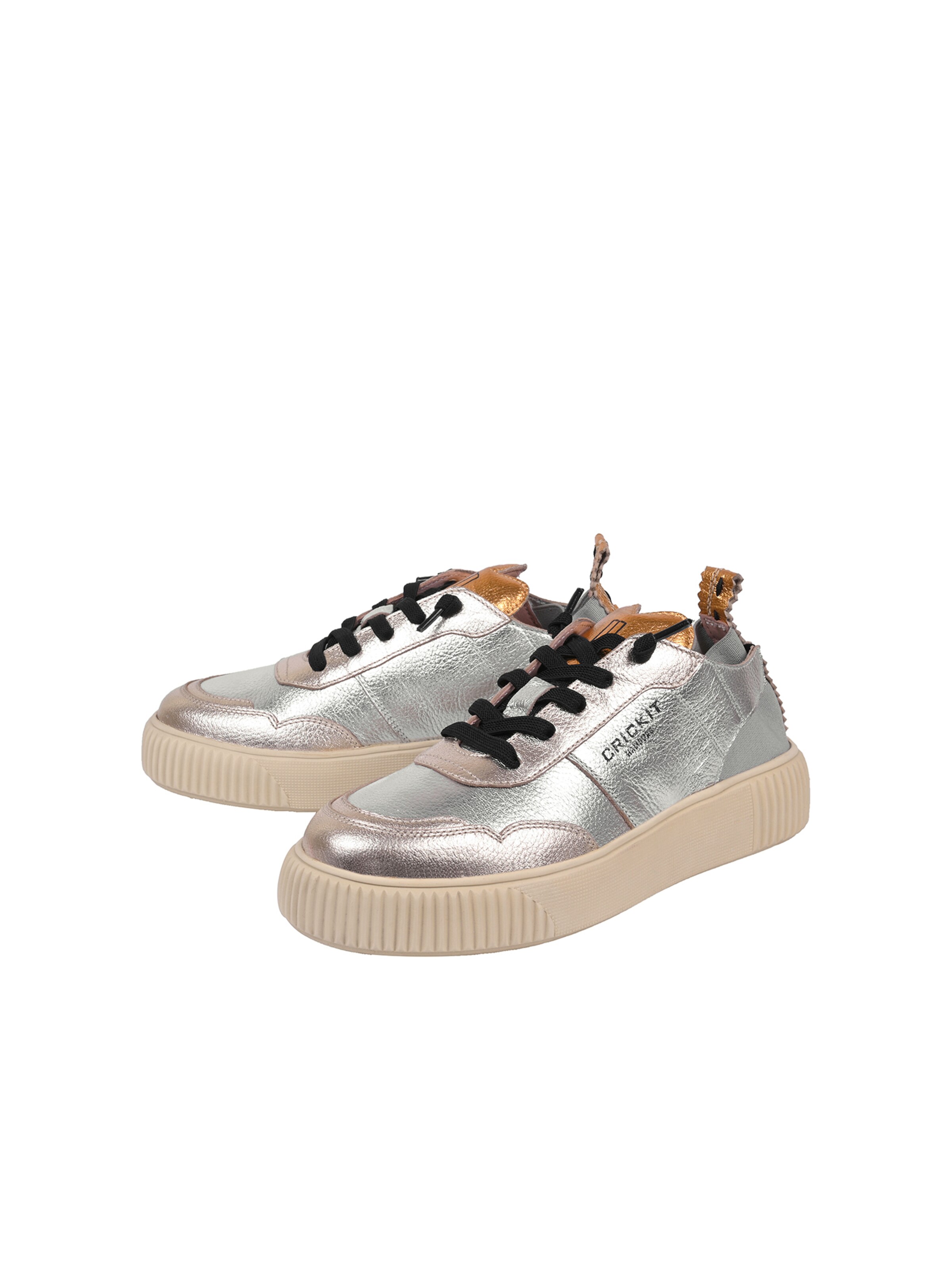Crickit Platform trainers 'Oakli' in Silver