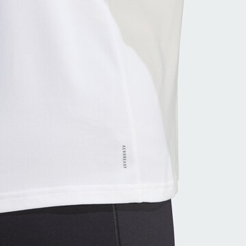 ADIDAS PERFORMANCE Funktionsbluse 'Essentials' i hvid