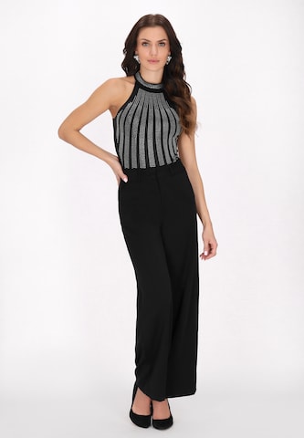 faina - Camisa body 'Fashion Look' em preto