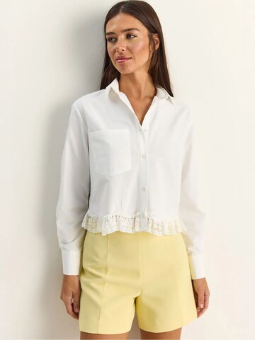 Camicia da donna di Bianco Lucci in bianco