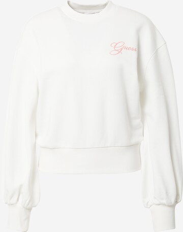 GUESS Sweatshirt in Wit: voorkant