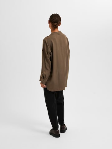 SELECTED FEMME Blouse 'Sanni' in Brown
