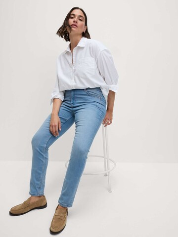Coupe slim Jean Marks & Spencer en bleu