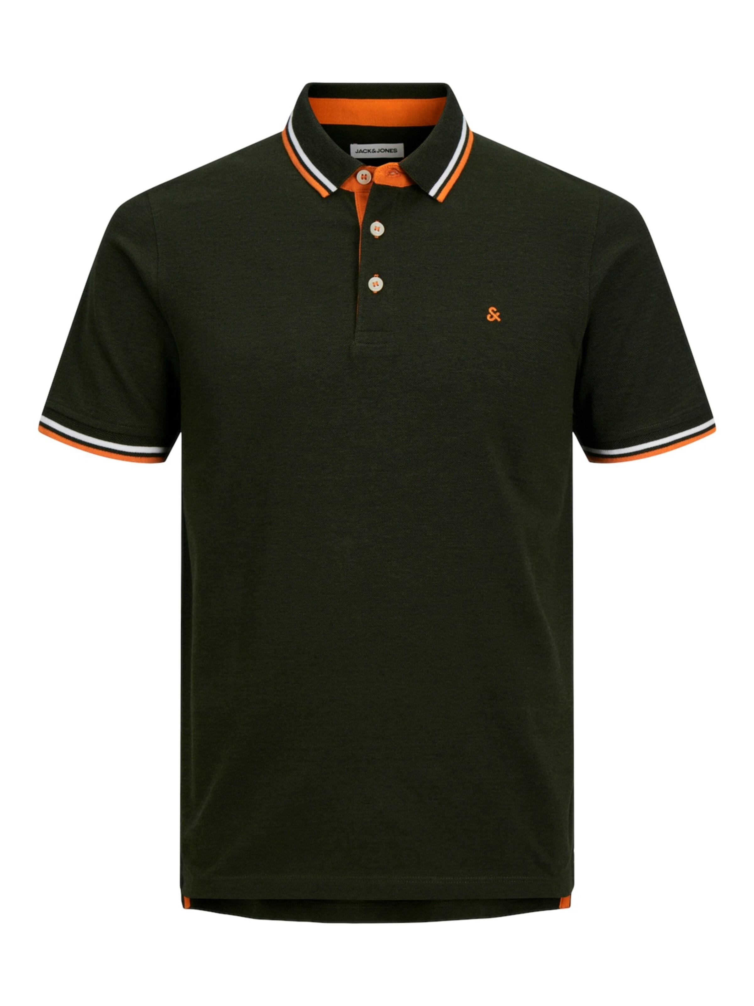JACK & JONES Majica 'JJEPaulos' | rjava barva
