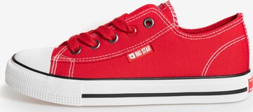 Sneaker bassa di BIG STAR in rosso: frontale