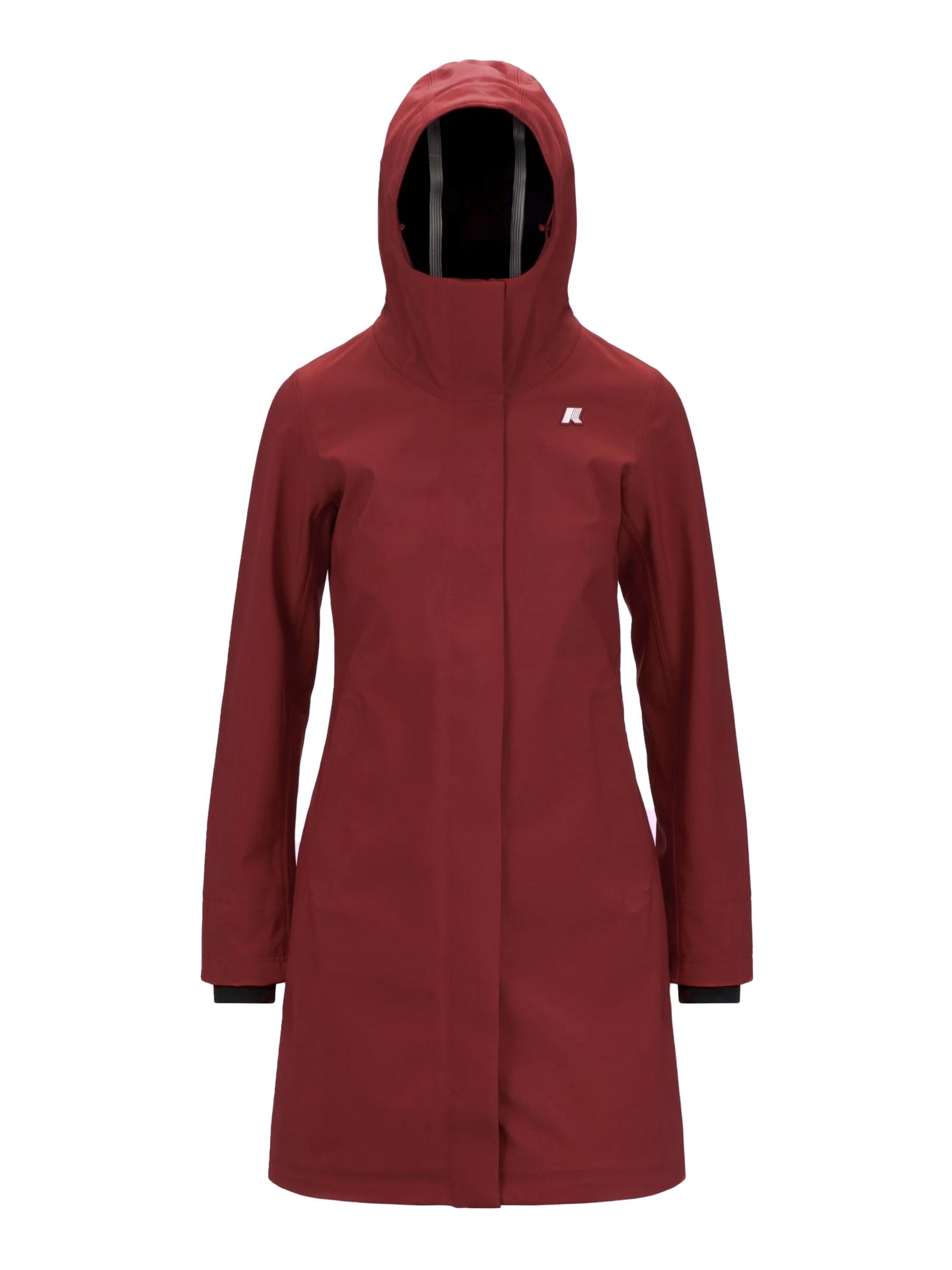 K-Way Winterjas in de kleur Rood, Productweergave