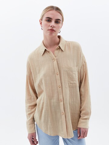 OXXO Blouse in Beige: front