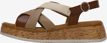 Sandales GABOR en marron : devant