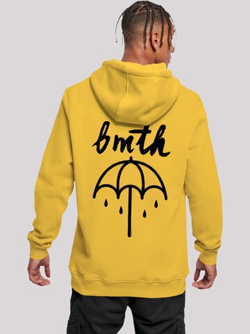 Sweat-shirt 'BMTH' F4NT4STIC en jaune