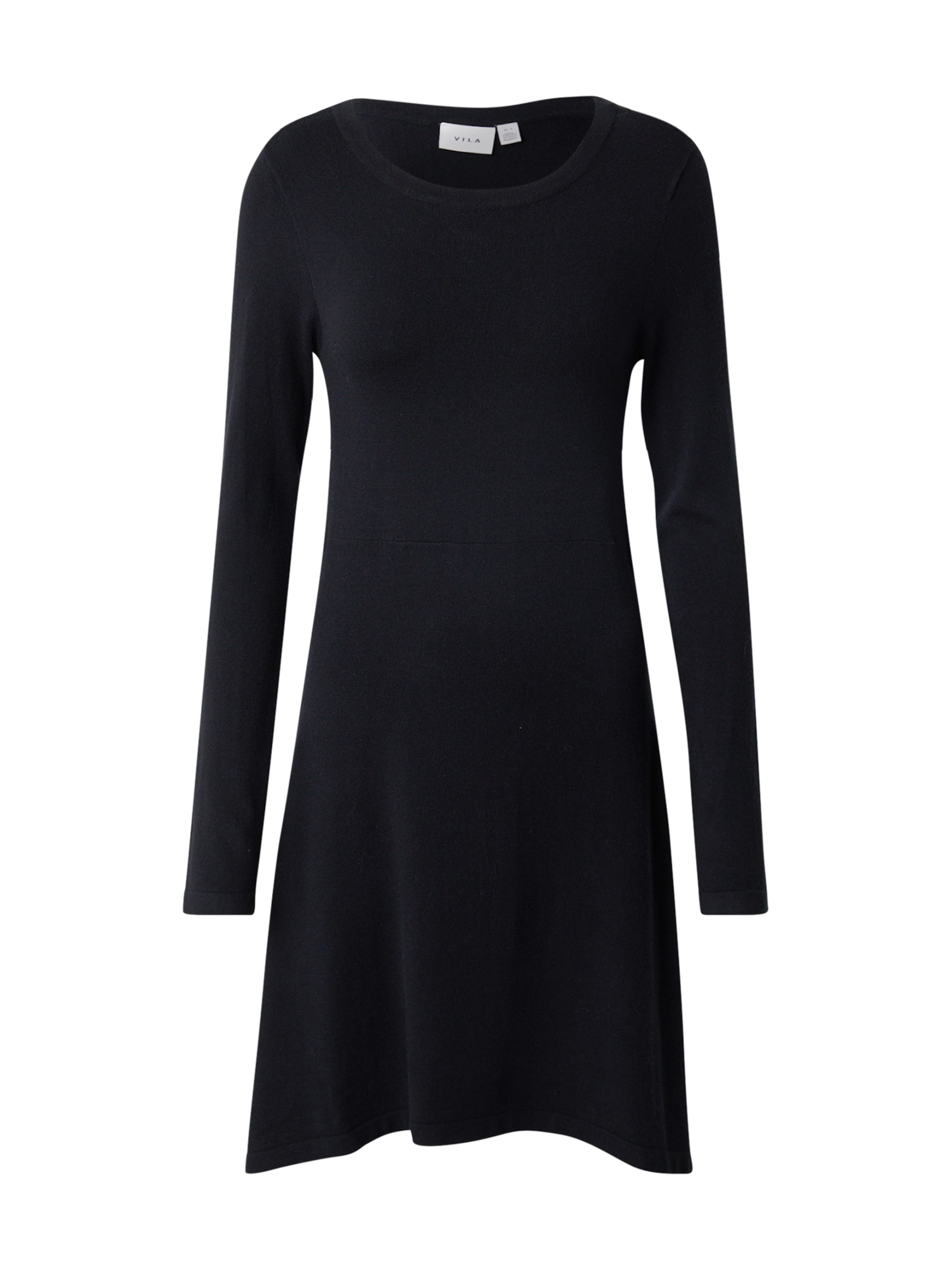 VILA Kleit, värv must: eest vaates