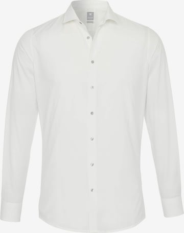 Hatico Regular fit Button Up Shirt in White: front