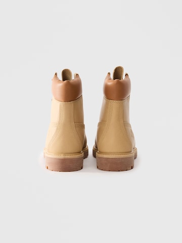 TIMBERLAND - Botas con cordones en beige