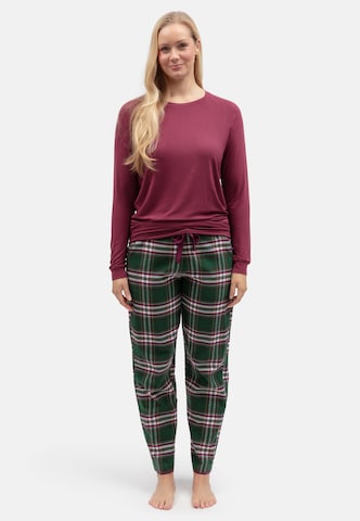 Pantaloncini da pigiama di Cyberjammies in verde: frontale