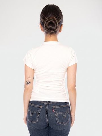 WRANGLER Shirt 'SHRUNKEN BAND TEE WORN WHITE' in Wit
