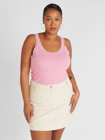 ONLY Carmakoma Top 'XENA' in Pink: front