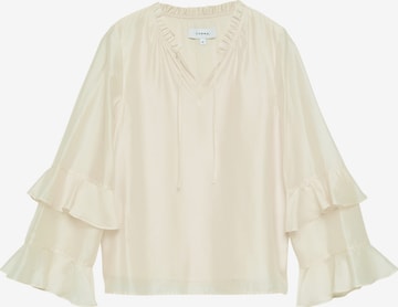 Chemisier COMMA en beige : devant