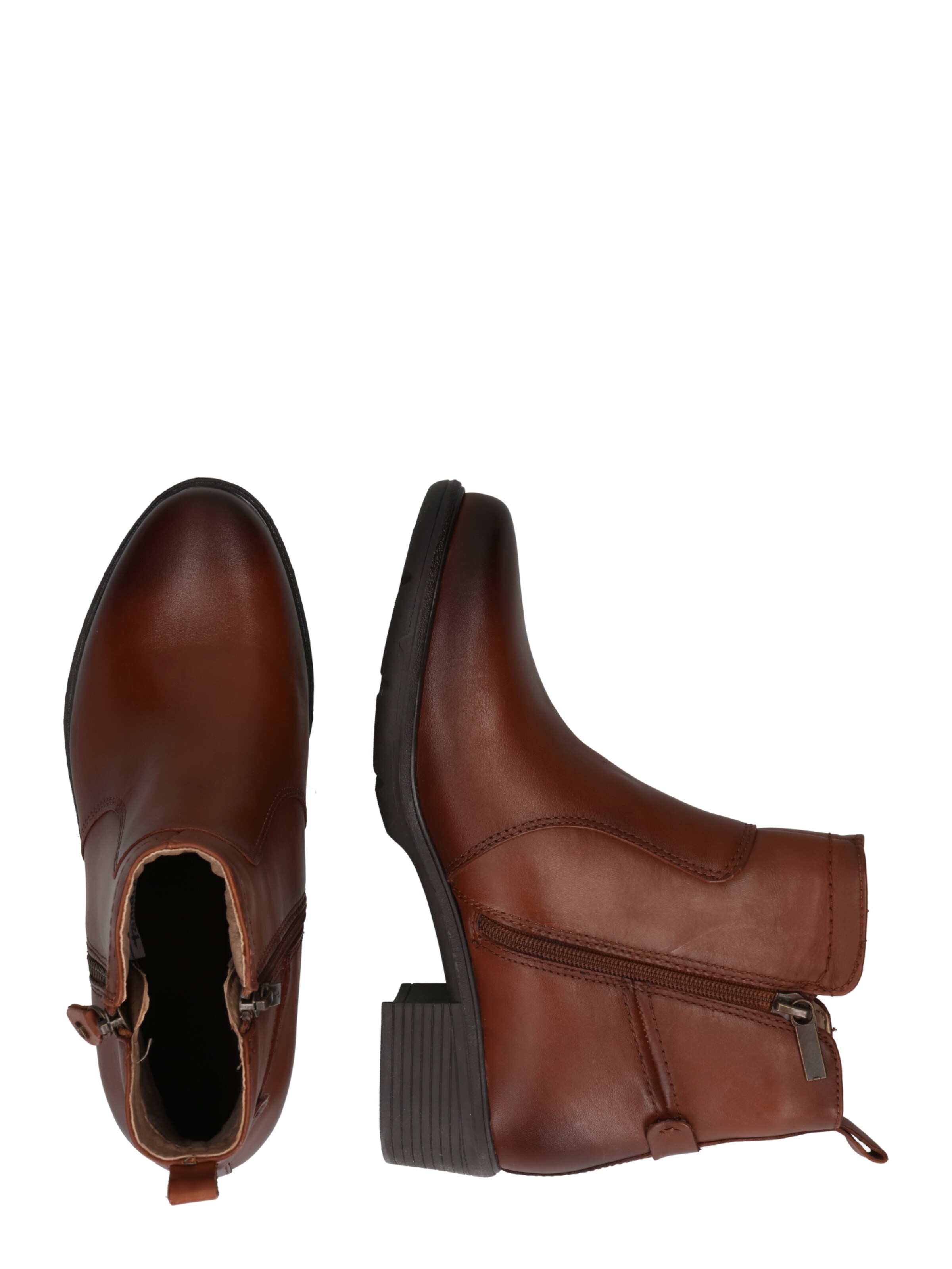 Tamaris Wide Fit Stiefelette in Braun