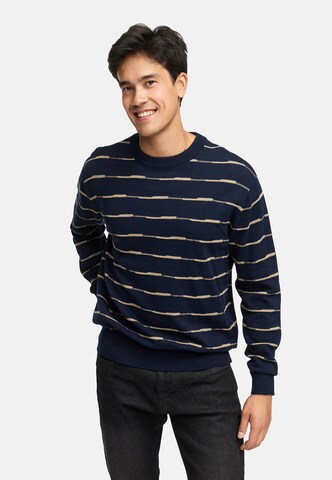 INDICODE JEANS Trui 'INCapowlax' in Blauw: voorkant