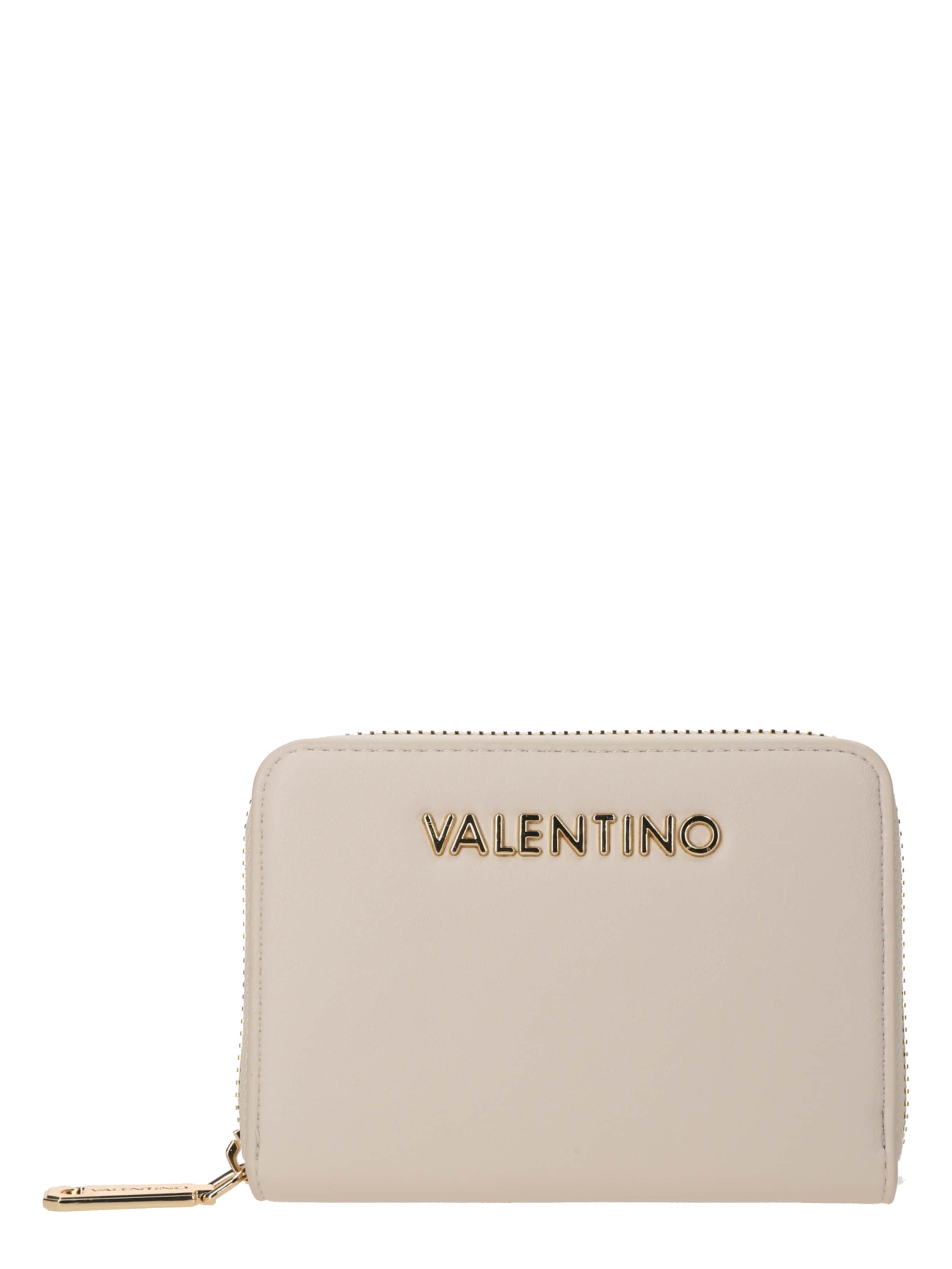 Porte-monnaies VALENTINO en beige : devant