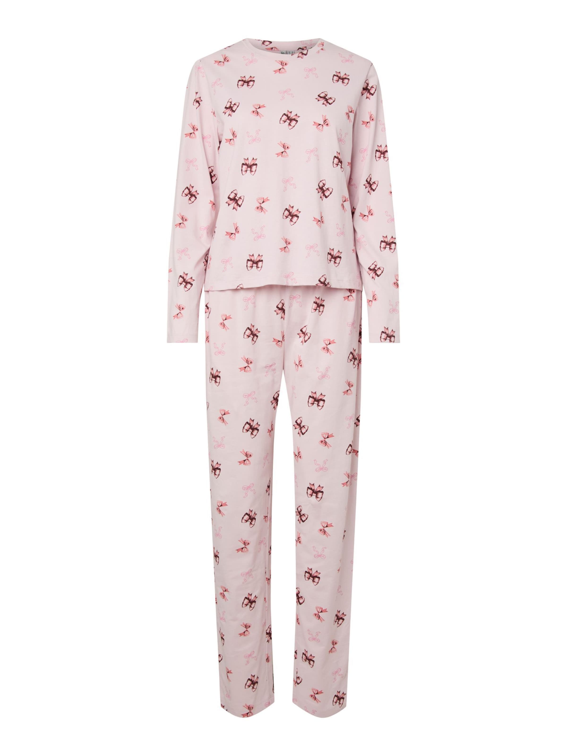 PIECES Pyjamas 'PCNaya X-Mas' i lilla: forside