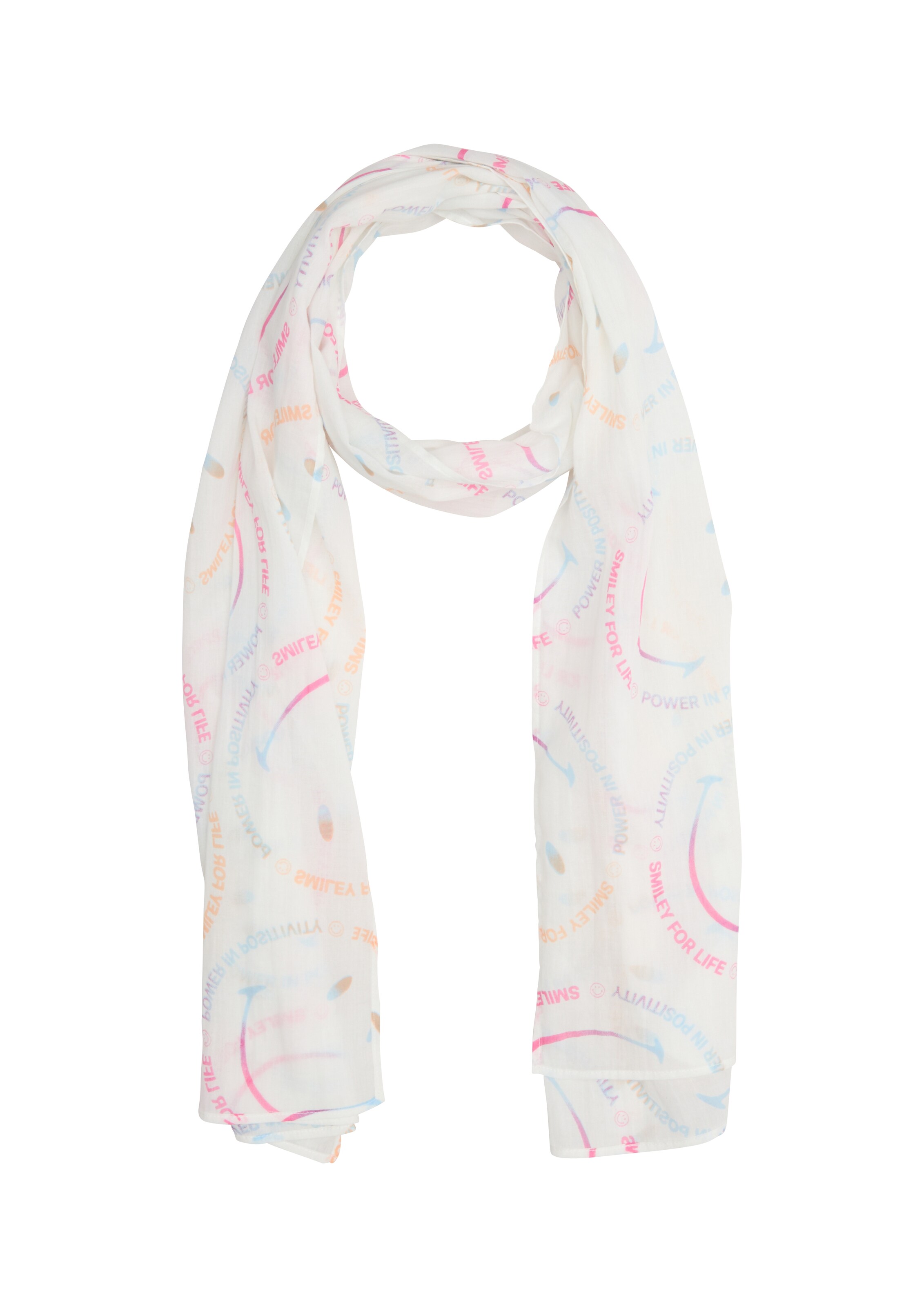 s.Oliver Schal in Beige: Vorderseite