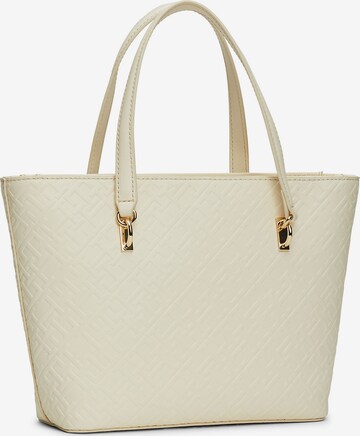 TOMMY HILFIGER Handtasche in Beige