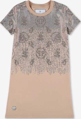 Philipp Plein - Vestido em bege: frente