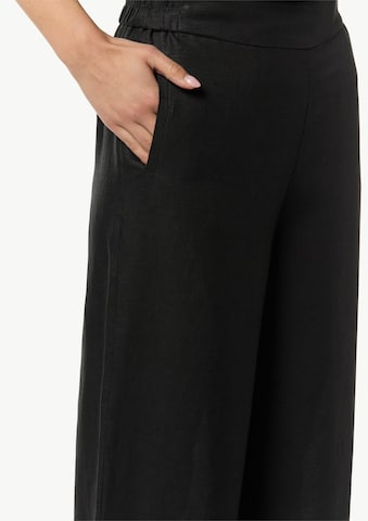 COMMA Wide Leg Hose in Schwarz