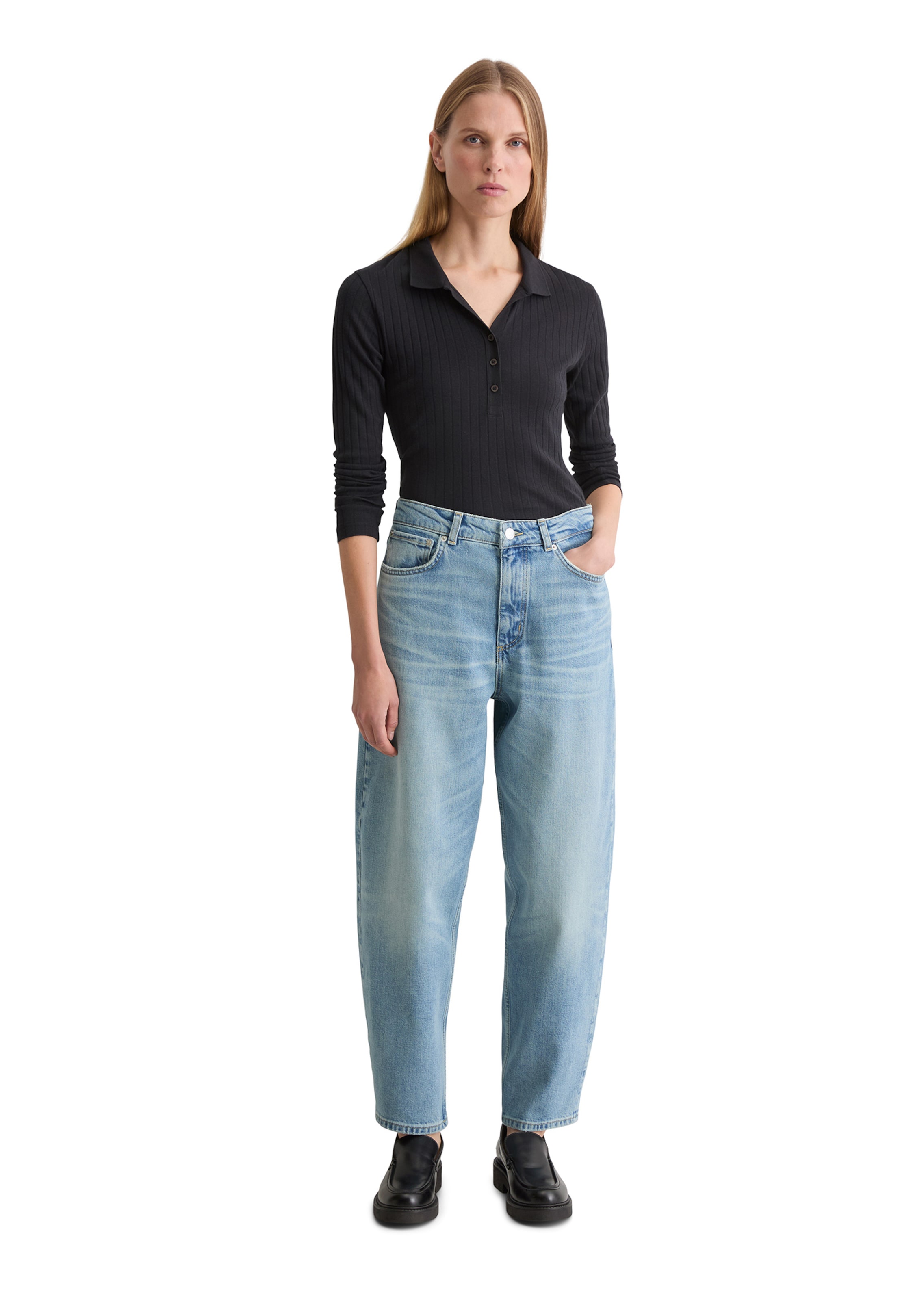 Marc O'Polo Baggy Jeans in Blau