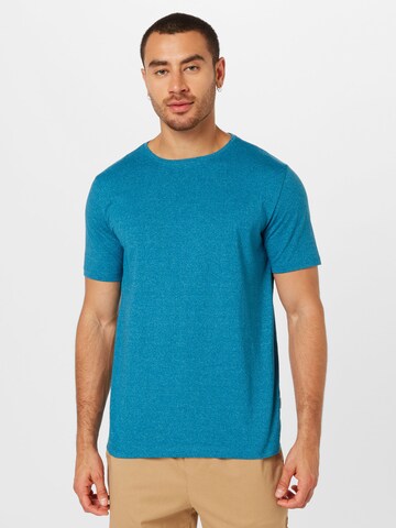 Lindbergh - Camiseta 'Mouliné' en azul: frente
