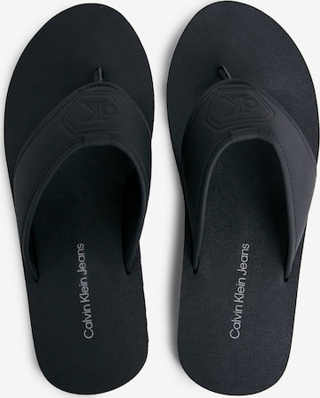 Calvin Klein Jeans T-Bar Sandals in Black