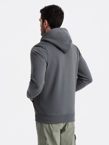 Ombre Sweatvest 'OM-SSBZ-0160' in Grijs