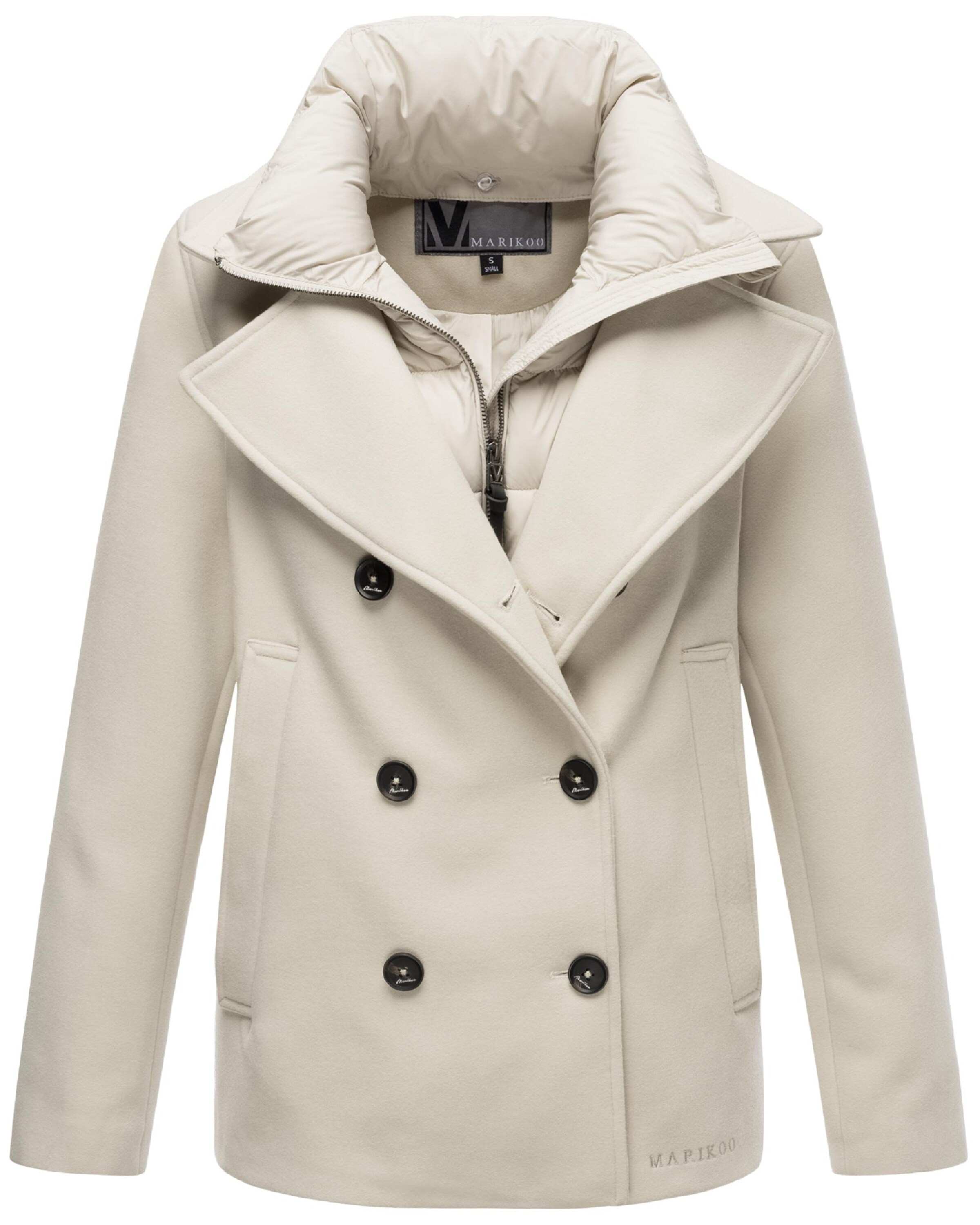 MARIKOO Ανοιξιάτικο και φθινοπωρινό παλτό σε γκρι