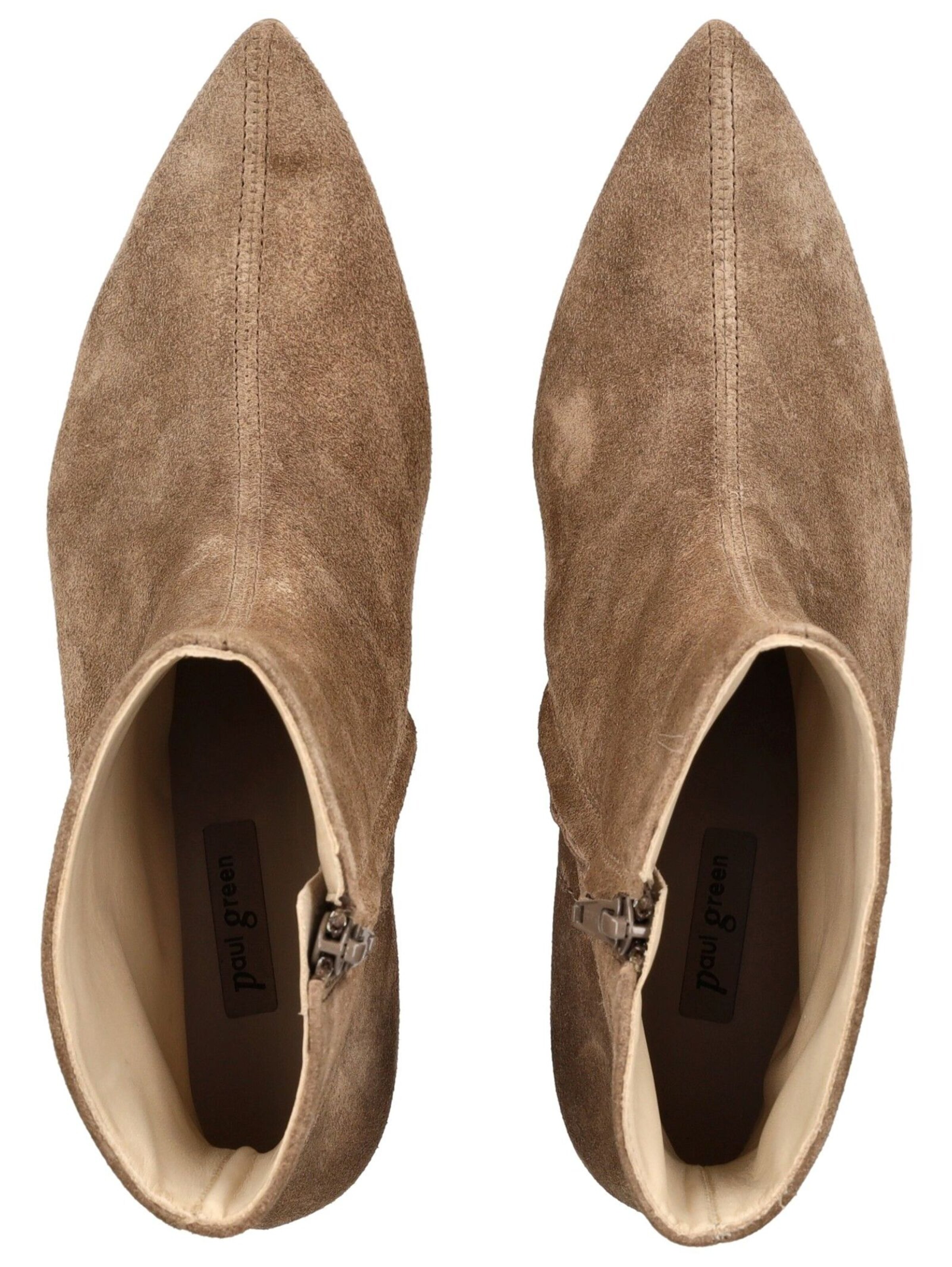 Paul Green Enkellaarsjes in Beige