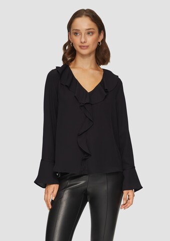 Chemisier s.Oliver BLACK LABEL en noir : devant