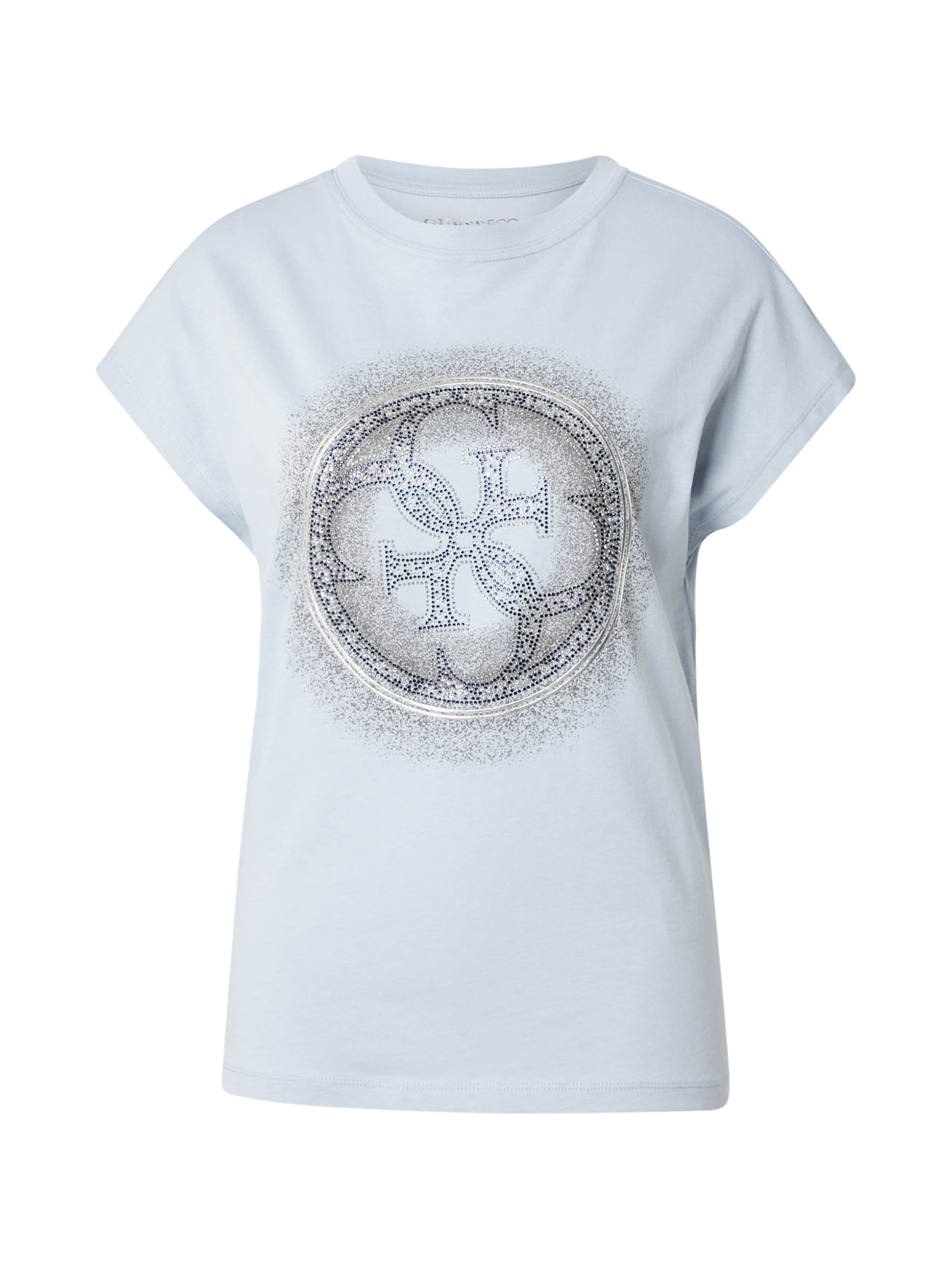 GUESS Shirt in Blauw: voorkant