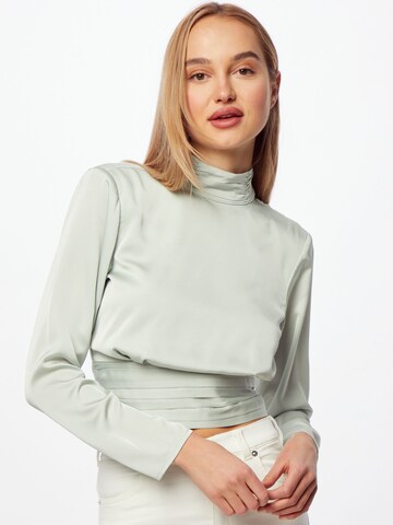 Gina Tricot Blouse 'Cass' in Groen: voorkant