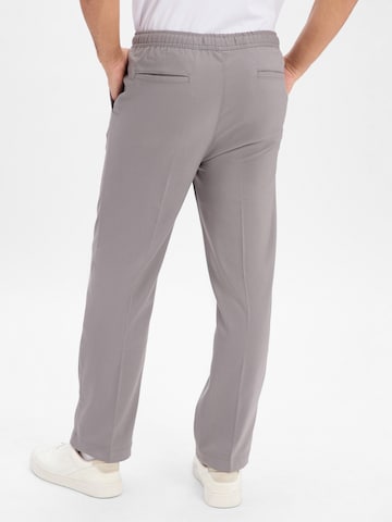 Regular Pantalon à plis 'Darren' Pegador en gris