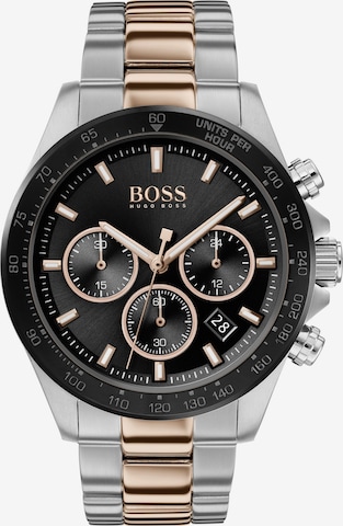 sidabrinė BOSS Black Analoginis (įprasto dizaino) laikrodis 'Hero'