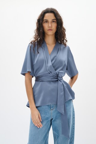 InWear Blouse 'SendraIW' in Blau: Vorderseite