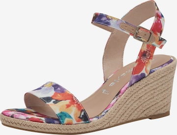 Sandales à lanières Tamaris en orange : devant