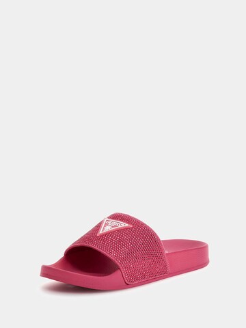 GUESS Mules in Pink: front