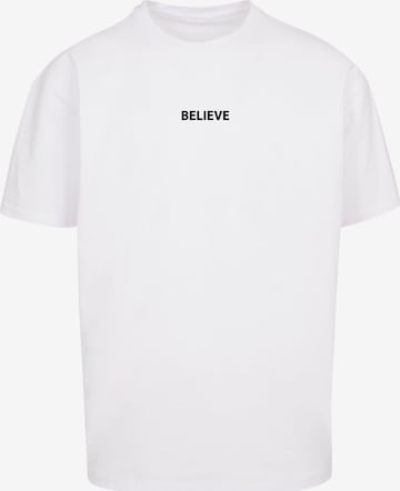 T-Shirt ' Believe Front' Merchcode en blanc : devant