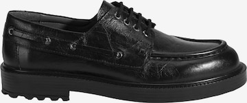 Desa Instappers 'Schnürschuhe' in Zwart: voorkant