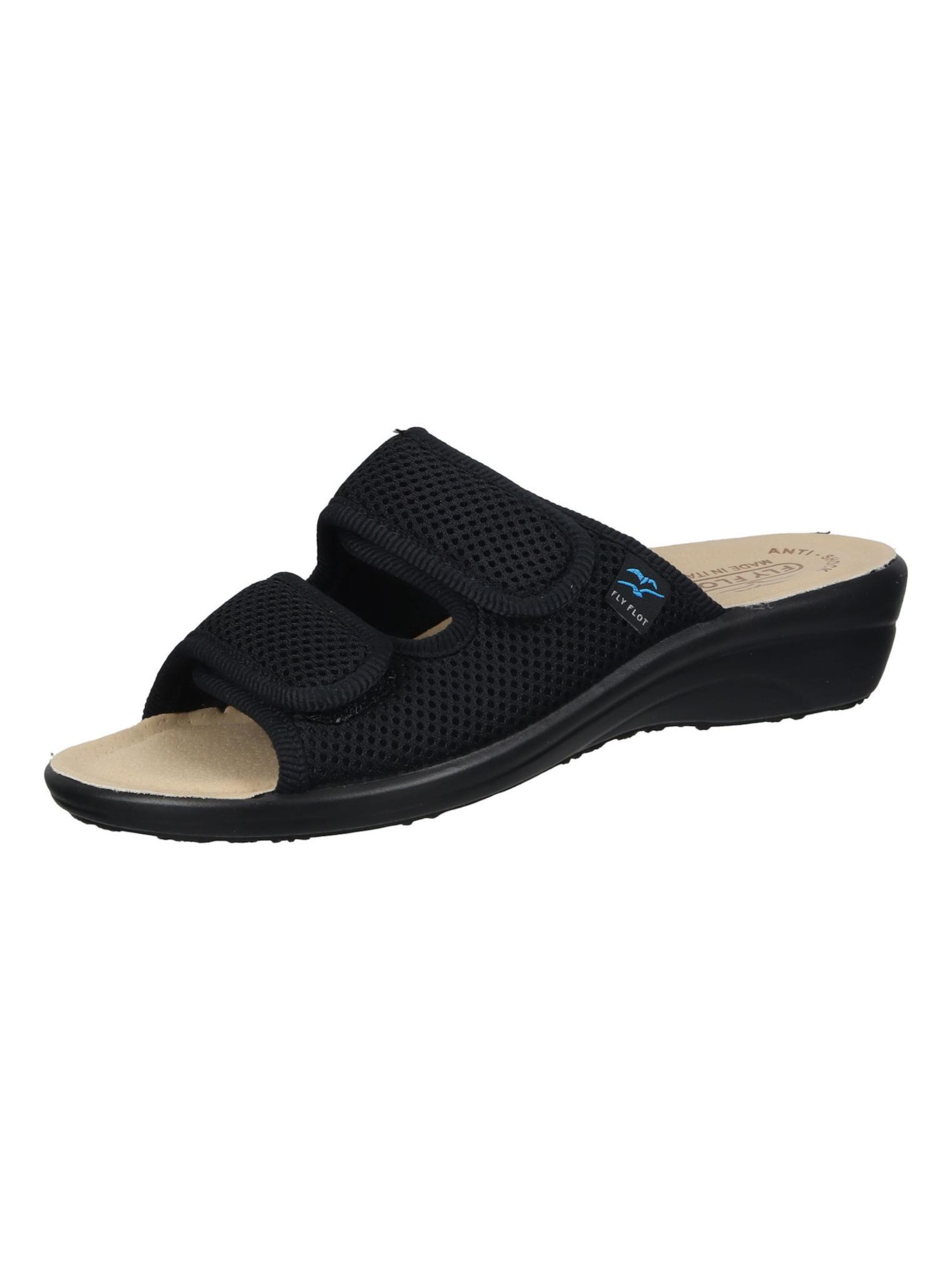 FLY FLOT Hausschuh‌‌‌‌‌‌‌‌‌‌ in Schwarz: Vorderseite