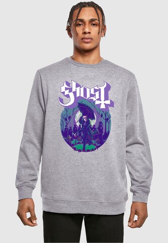 Merchcode Sweatshirt 'Ghost - Pastel Ashes' in Grey: front